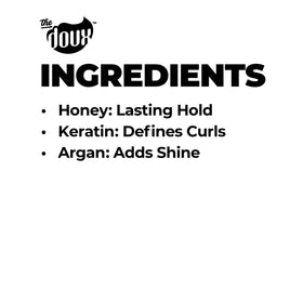 The Doux drying with a diffuser showing fast set and reduced frizz benefit