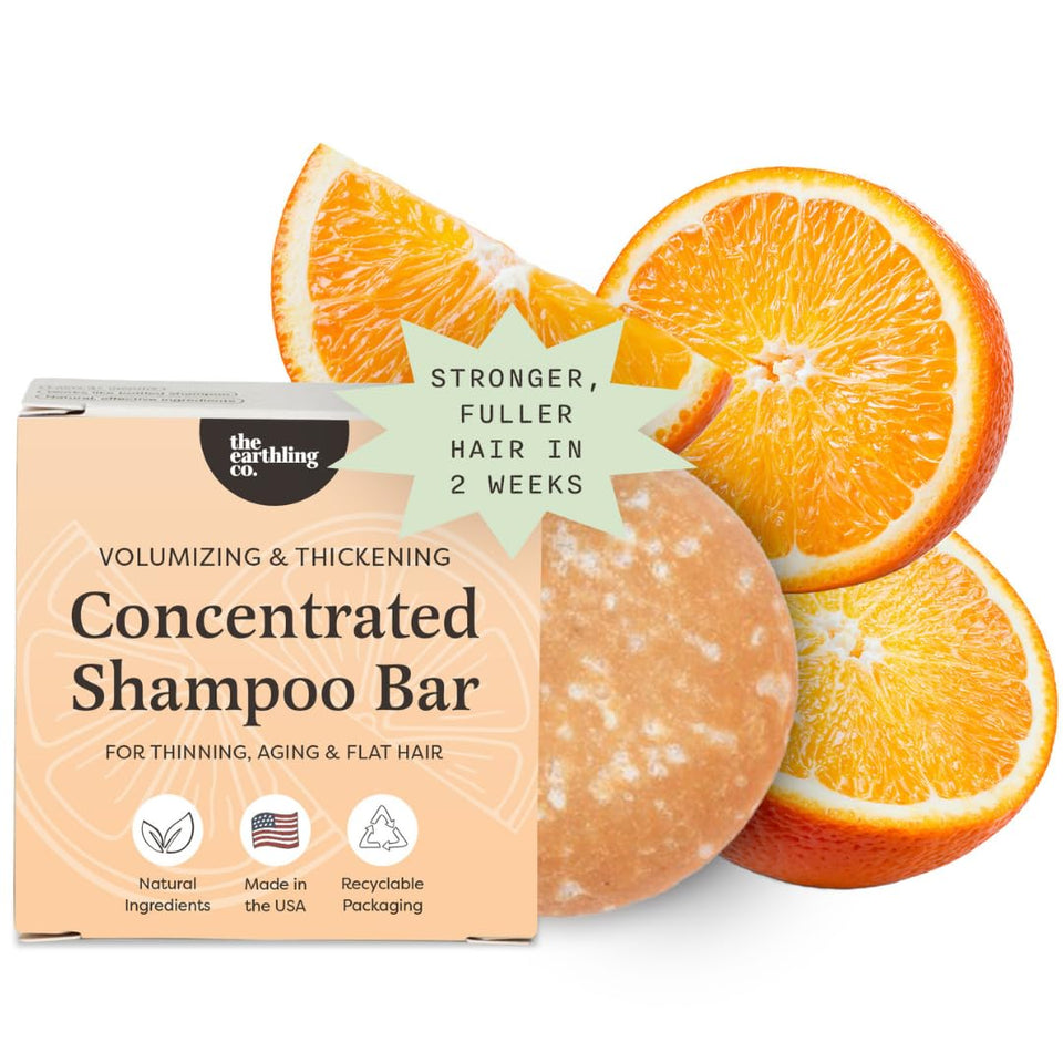 The Earthling Co. Citrus Sun front packaging showing eco-friendly bar benefits