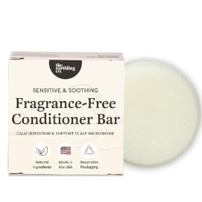 The Earthling Co. conditioner bar front view highlighting compact solid conditioner
