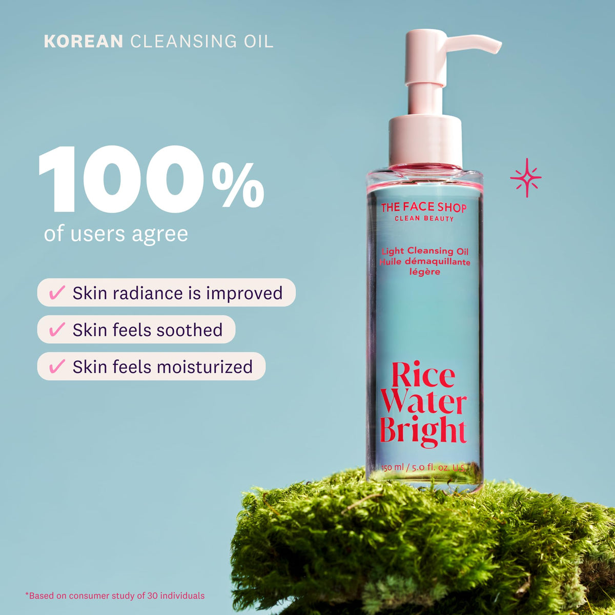 The Face Shop duo displayed on a bathroom shelf illustrating everyday skincare routine