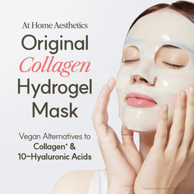 THE FACE SHOP close-up hydrogel sheet turning translucent during use