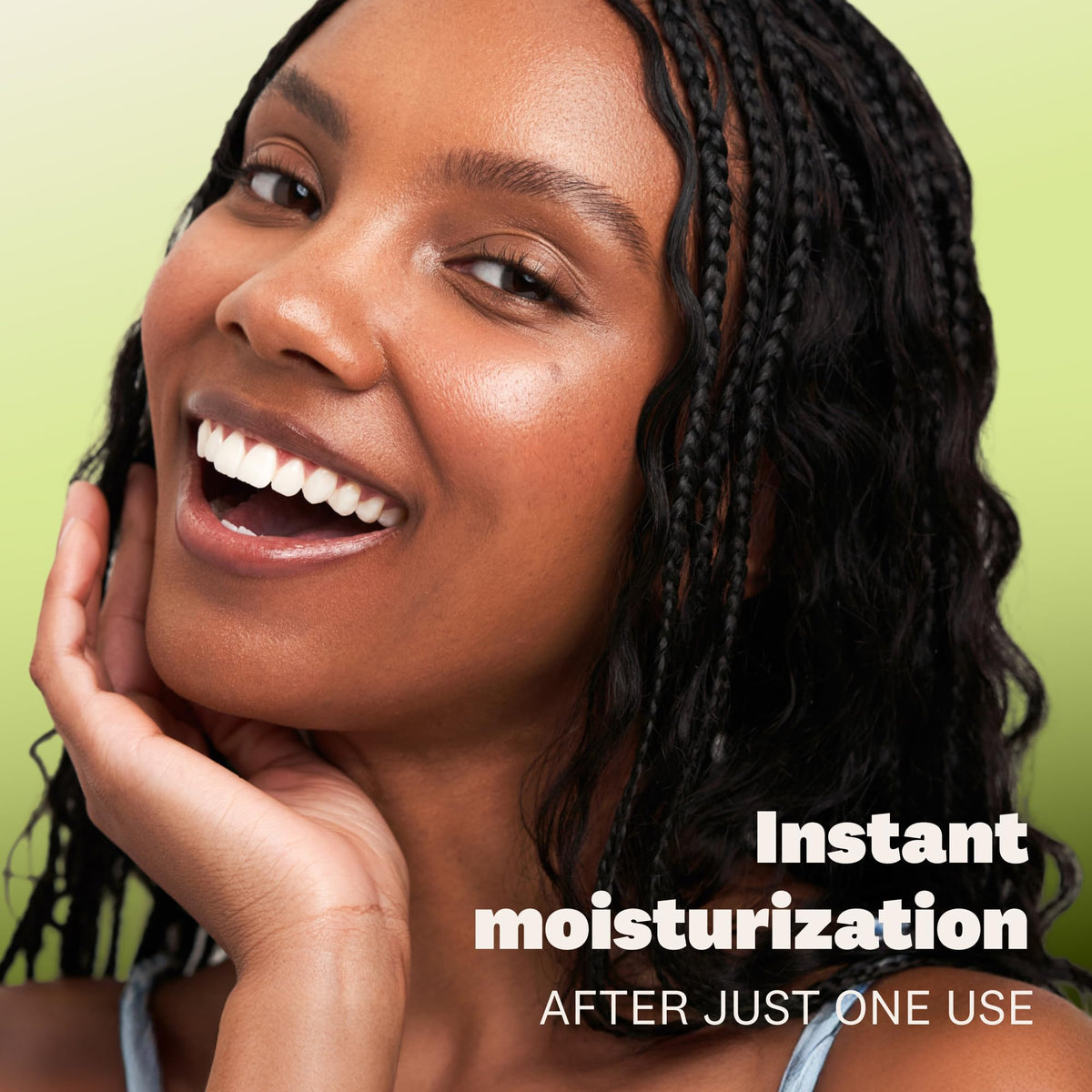 Bottle of fermented rice water ingredient next to The Face Shop cream showing brightening support