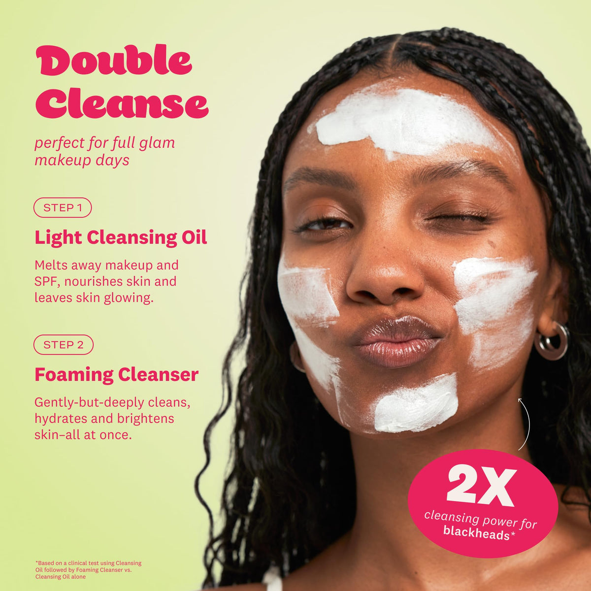 The Face Shop products held in hand to show size and travel-friendly convenience