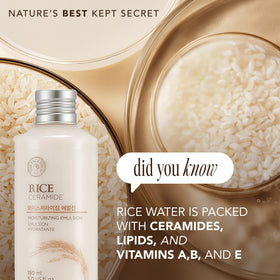 THE FACE SHOP product applied on hand demonstrating quick absorption