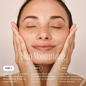 THE FACE SHOP ceramide illustration showing barrier-supporting benefit