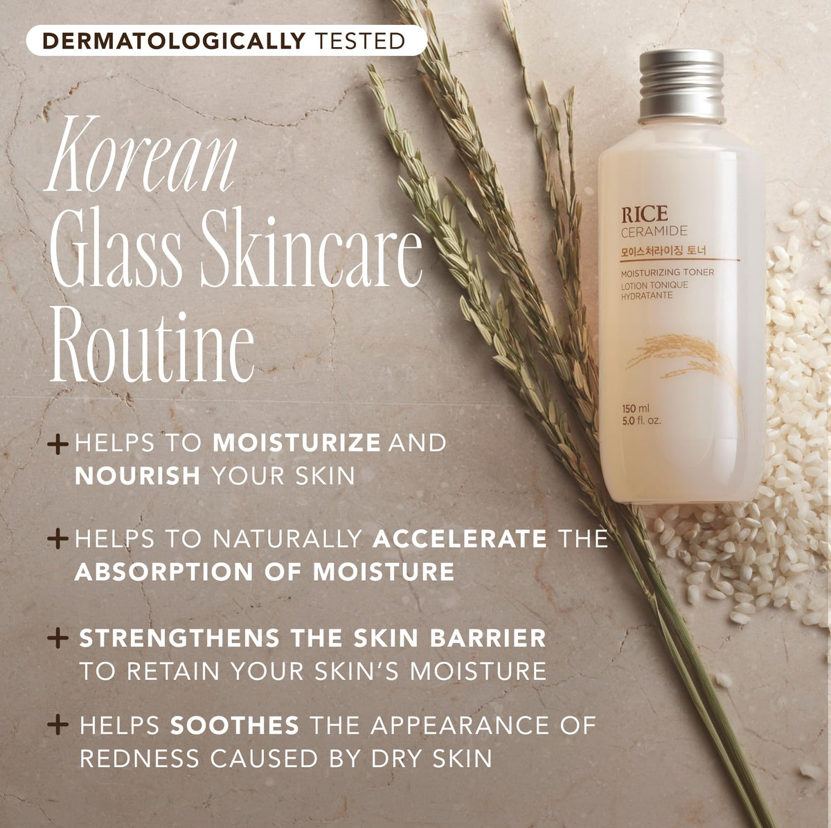 THE FACE SHOP label close-up highlighting product name and gentle formula benefit