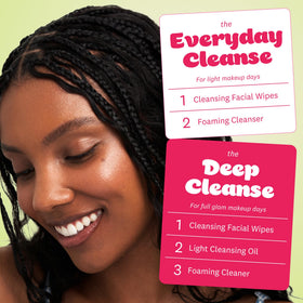 The Face Shop bottle placed on bathroom counter conveying daily routine use