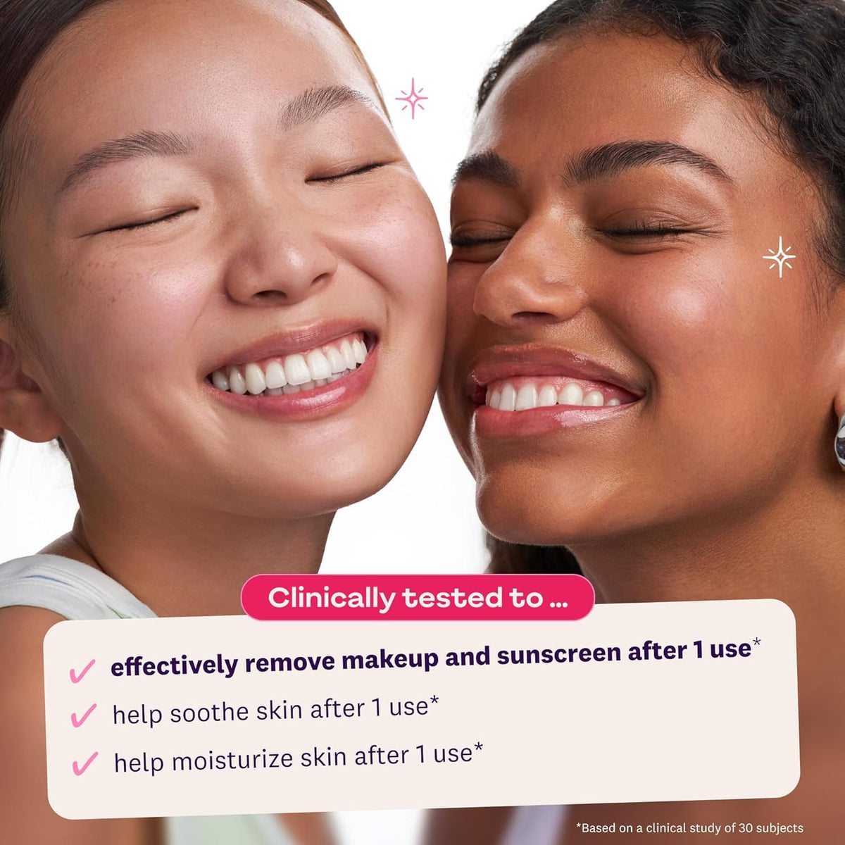 THE FACE SHOP product dispensed in hand illustrating easy one-step use