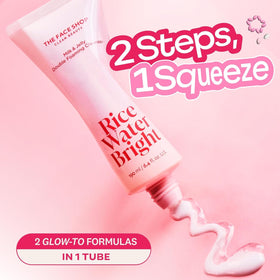 THE FACE SHOP close-up of milky oil and jelly textures highlighting dual-action
