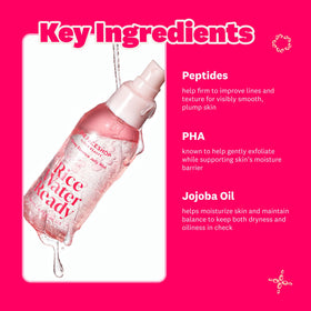 Close-up of jelly texture showcasing The Face Shop mist’s fast absorbency