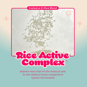 THE FACE SHOP rice ingredient visual emphasizing brightening active