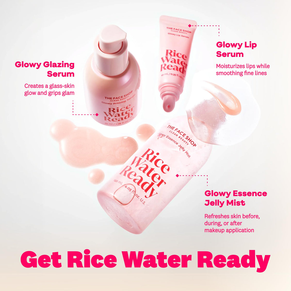 THE FACE SHOP serum on bathroom vanity for everyday skincare routine