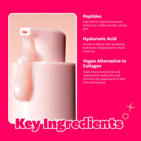 THE FACE SHOP pump close-up highlighting precise product dispensing