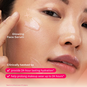 THE FACE SHOP rosy pearl sheen on skin creating natural radiance