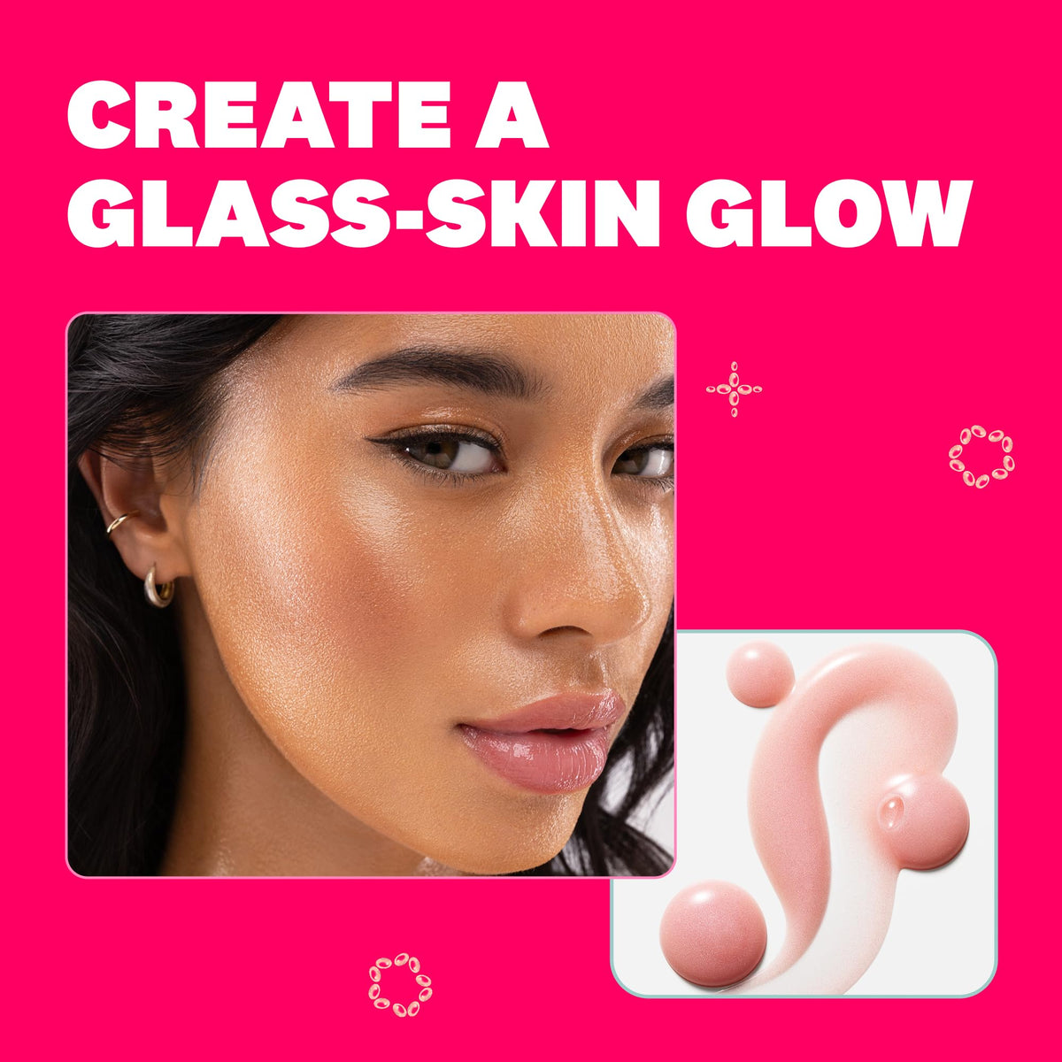 THE FACE SHOP serum applied under foundation for smoother makeup