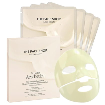THE FACE SHOP front packaging showing mask sachet and ingredient benefits