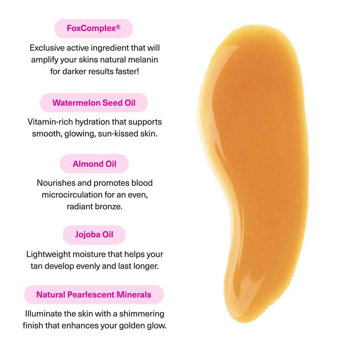 THE FOX TAN spray action dispensing fine mist for even coverage