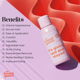 The Frontal Queen lifestyle outdoor wear image showing long-lasting hold in humidity