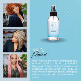 The Hair Diagram ingredients label clear shot showing latex-free, odorless formulation