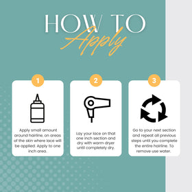 Patch test of The Hair Diagram gel on skin illustrating safety check and reduced irritation