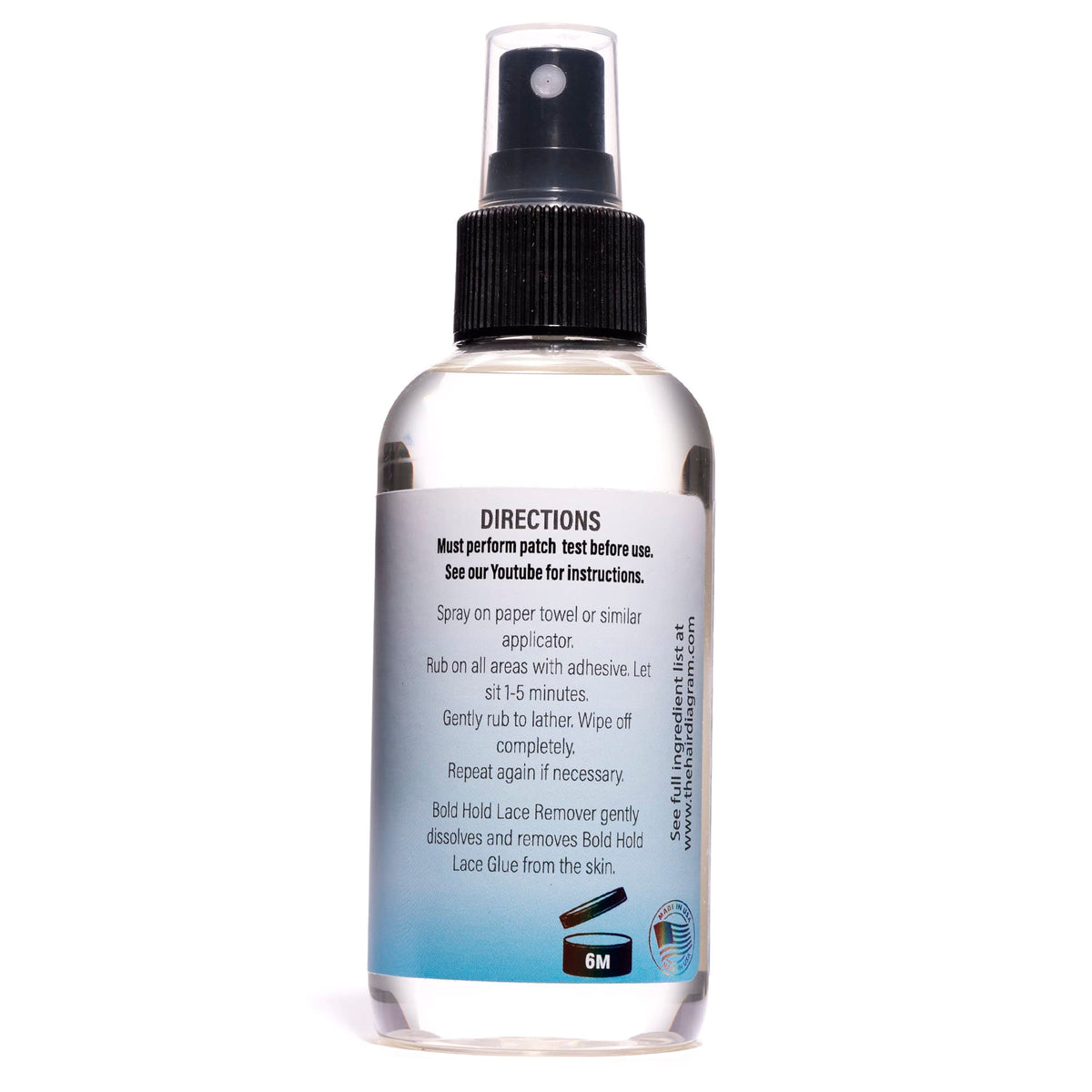 The Hair Diagram spray nozzle close-up for precise, controlled applicator benefit