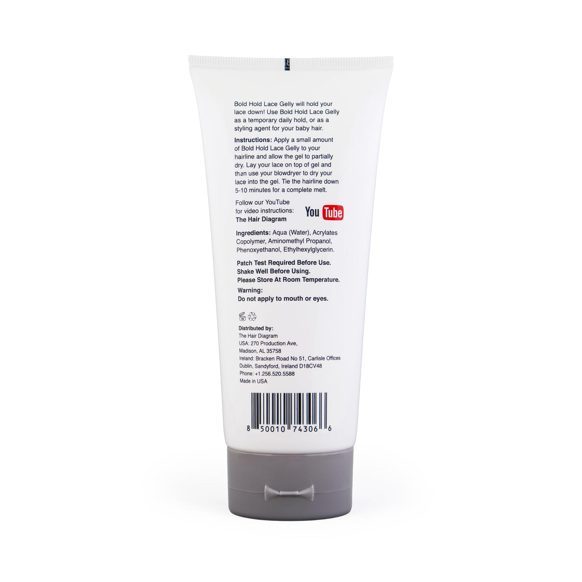 Close-up of the gel texture from The Hair Diagram, showing smooth water-based formula benefits