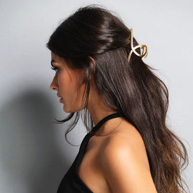 The Hair Edit close-up of clip detail showing metal texture and durable construction