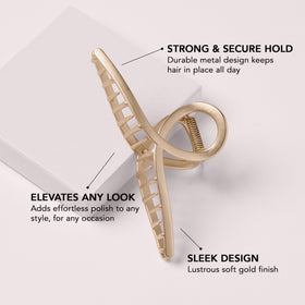 The Hair Edit side profile highlighting curved shape for comfortable secure hold