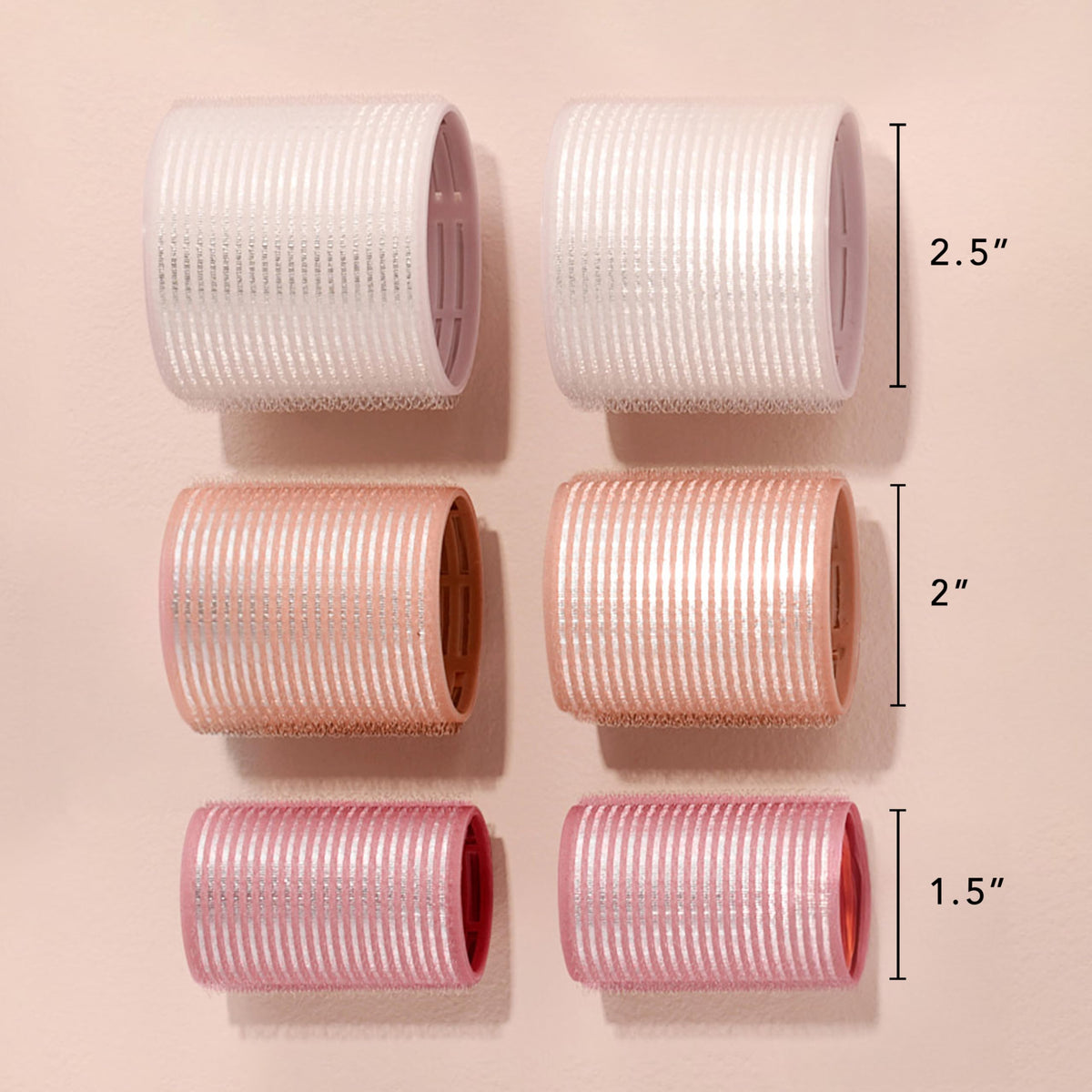 The Hair Edit rollers being blow-dried to set style faster and lock shape