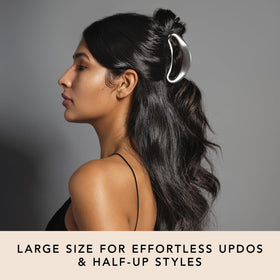 The Hair Edit side profile showing the clip's sculpted shape and firm spring