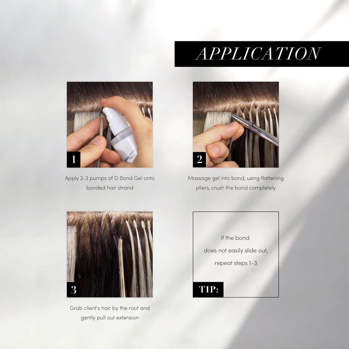 The Hair Shop bottle cap dispensing detail for precise, low-waste application