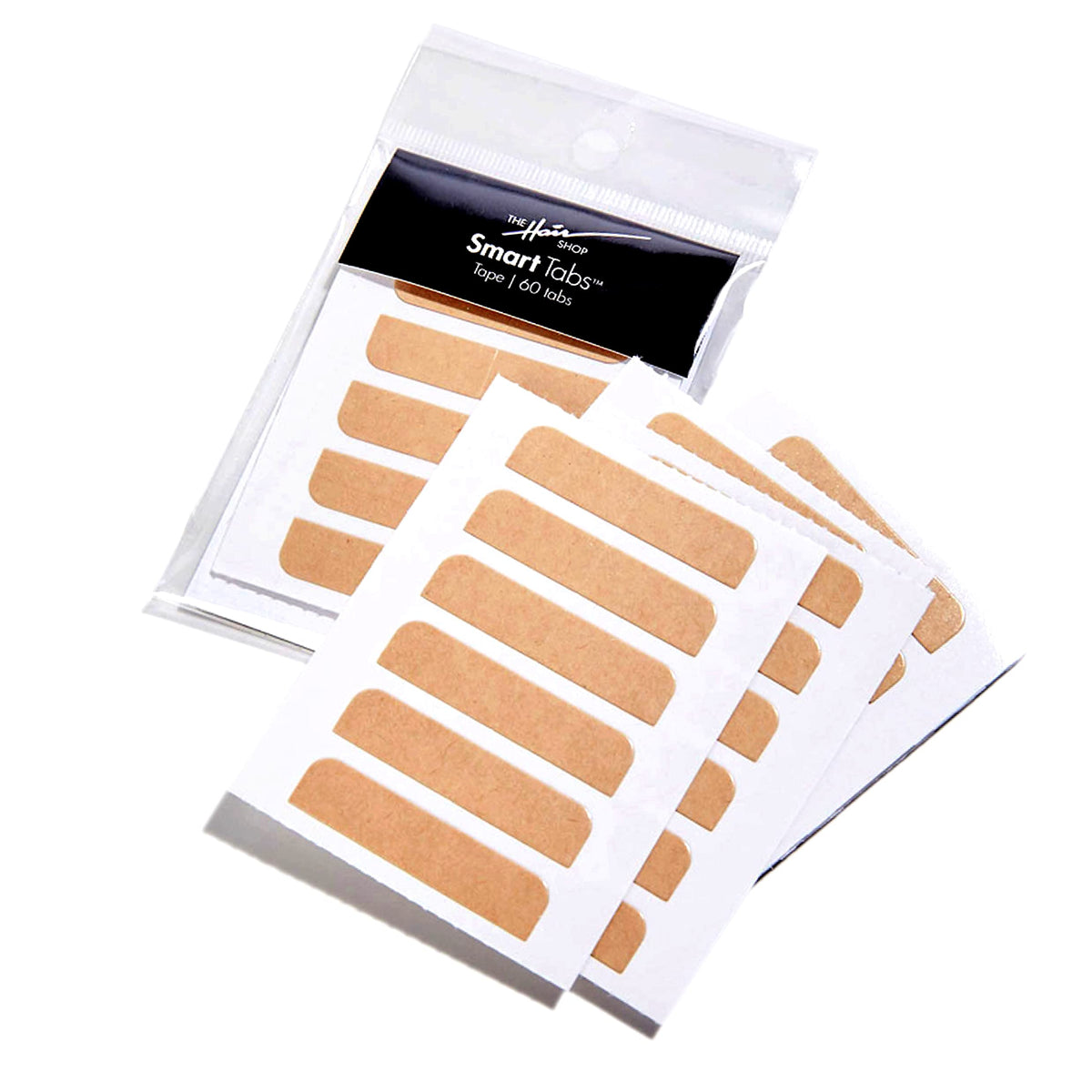 The Hair Shop front packaging showing 60 tabs and product name for easy identification