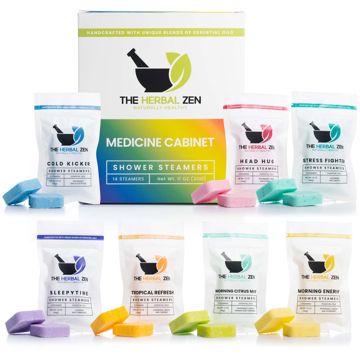 the herbal zen front packaging showing full 14-pack and branding for gifting benefit