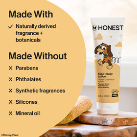 The Honest Company bottle featuring Toy Story graphic for kid-friendly appeal