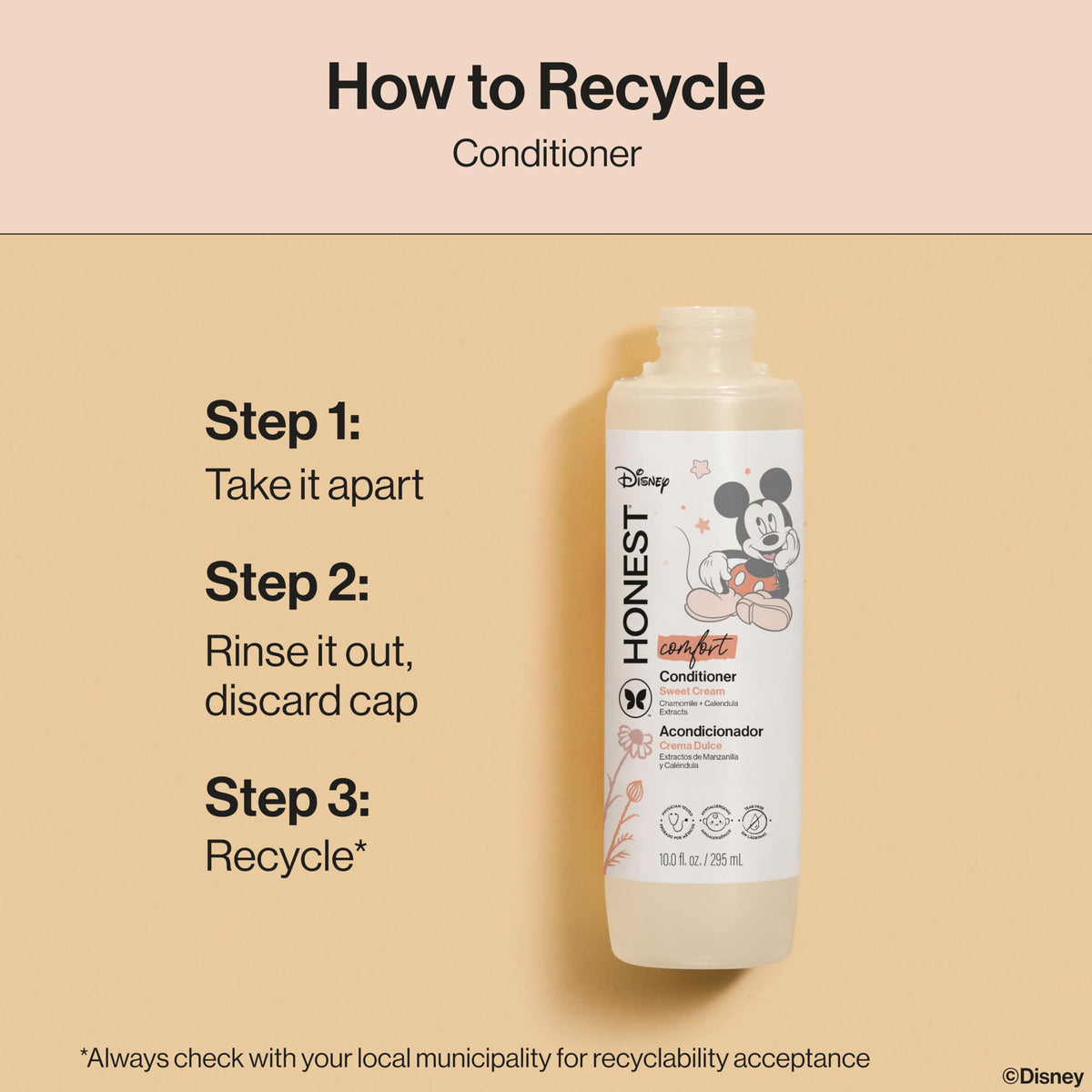 The Honest Company conditioner flatlay with Shea and Argan illustrating nourishing ingredients benefit