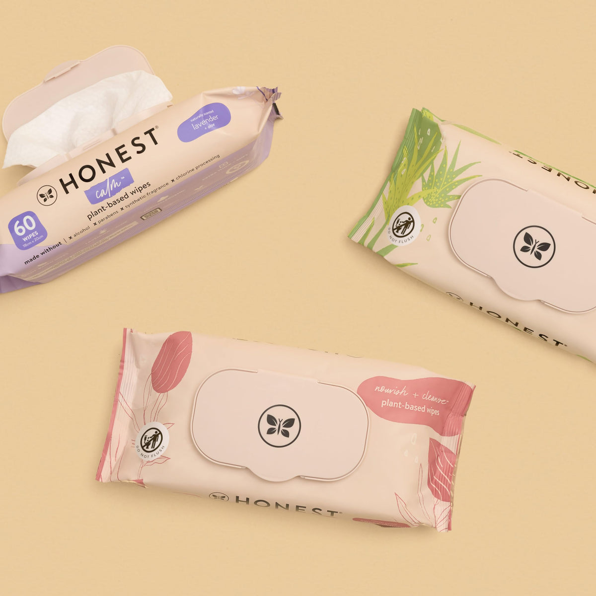 The Honest Company label close-up showing 240 count and water-forward formula benefit