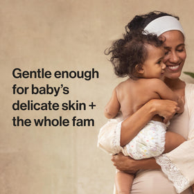 Recyclable carton detail highlighting Honest Company lower plastic use