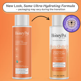 Dispensing pump with lather from The Honey Pot Company for easy daily use