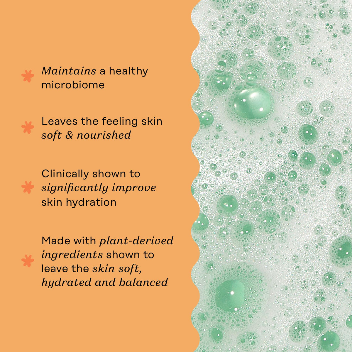 Woman using The Honey Pot Company body wash in shower for a refreshing ritual
