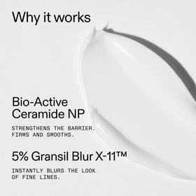 The INKEY List applying cream to neck and décolletage for plumping effect