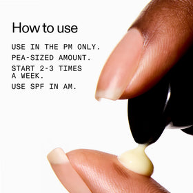 The INKEY List illustrated before and after texture, showing refined skin benefit