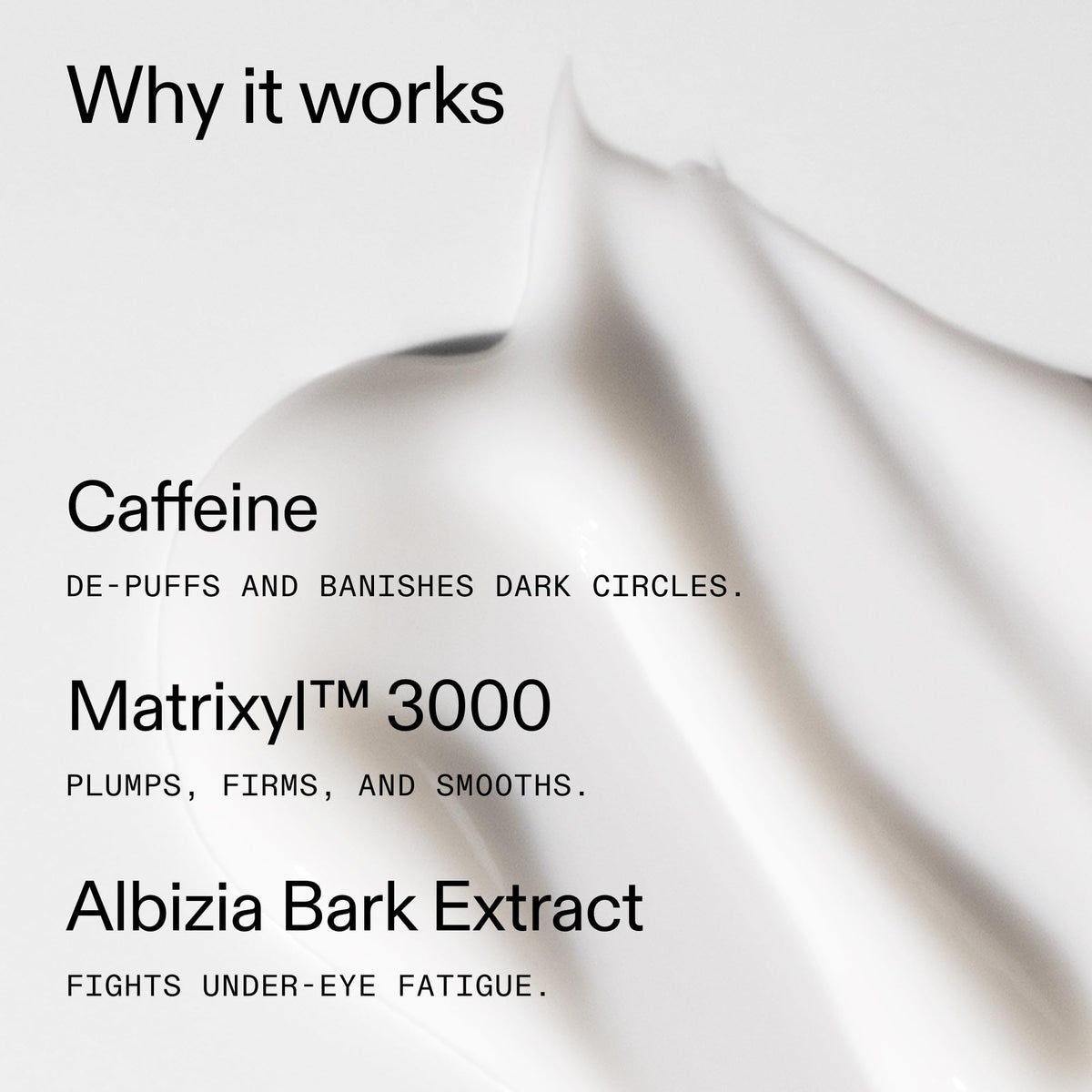 The INKEY List Matrixyl 3000 peptide graphic highlighting smoothing effect