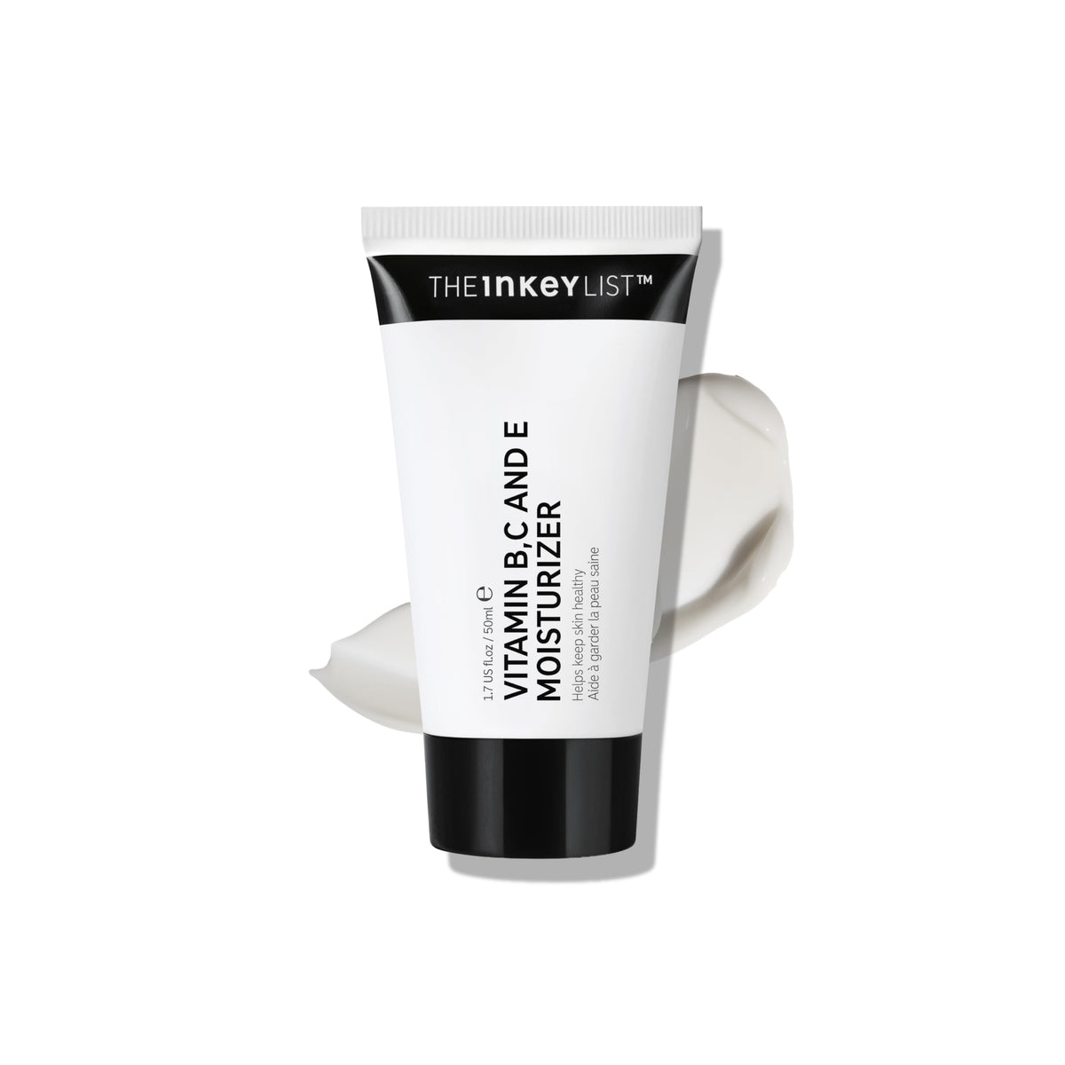 The INKEY List front packaging showing moisturizer and brand for clear product identification