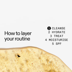 The INKEY List cleanser removing mascara in demo, effective makeup removal benefit