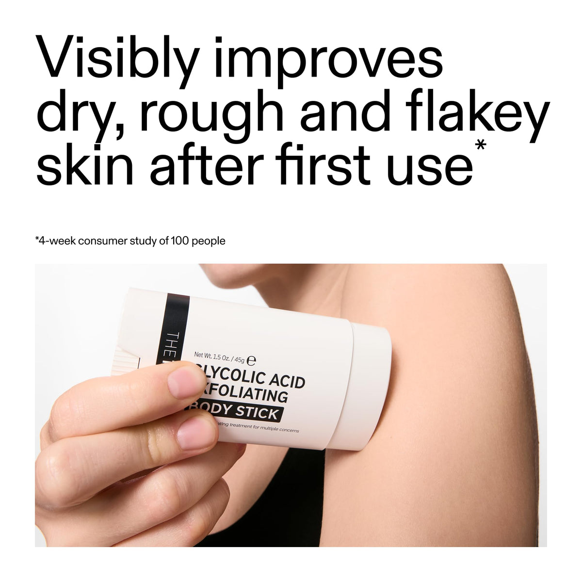 Close-up texture of the product glide showing nourishing finish benefit