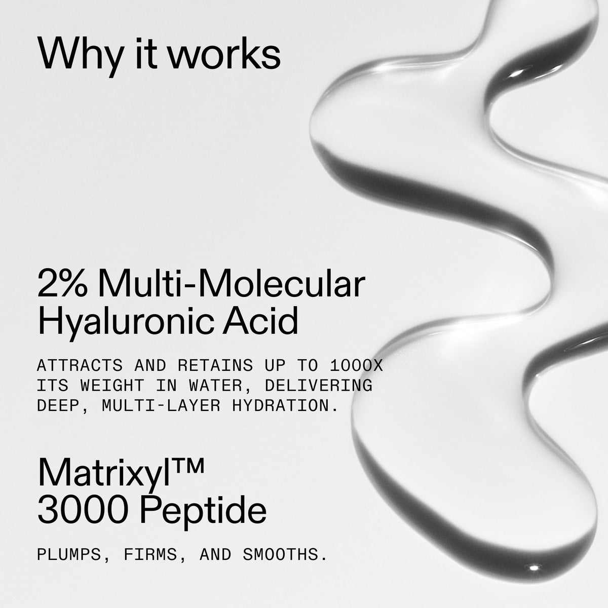 The INKEY List label close-up highlighting hyaluronic acid ingredients
