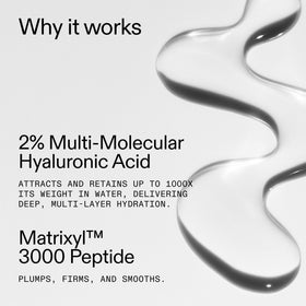 The INKEY List label close-up highlighting hyaluronic acid ingredients