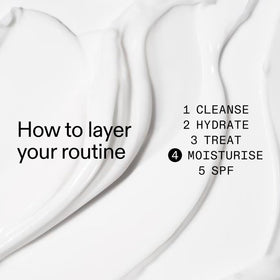 The INKEY List moisturizer on hand demonstrating spreadability and hydration