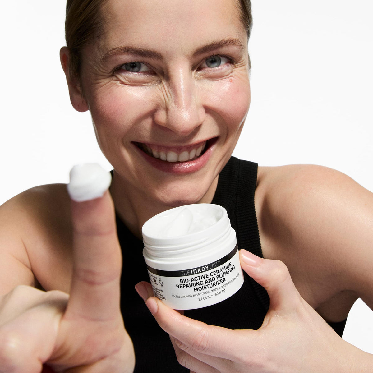 The INKEY List boxed packaging and label highlighting clinical and vegan claims