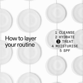 The INKEY List patch under makeup demonstrating invisible wear benefit